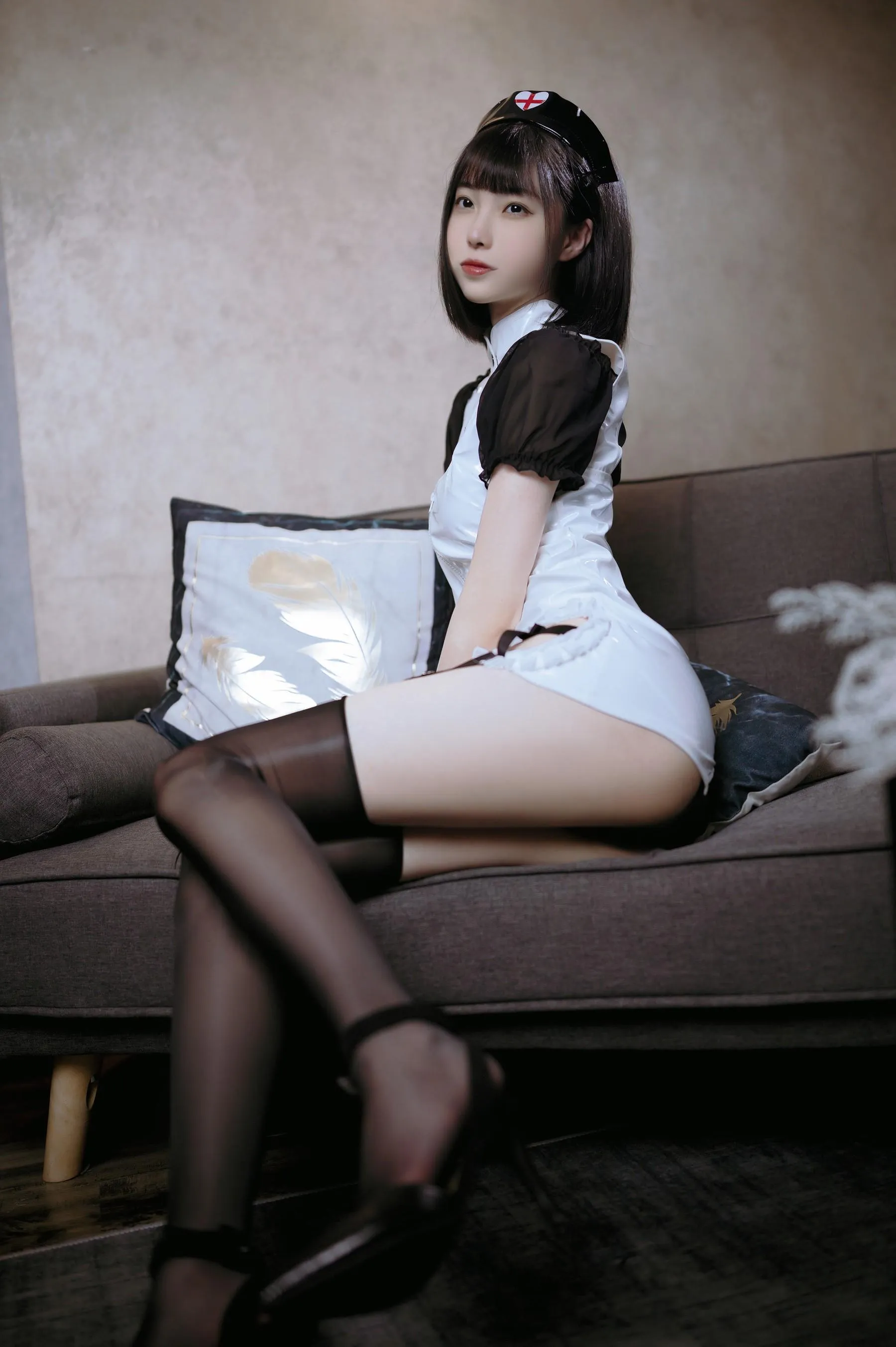 许岚LAN – NO.26 黑丝护士 [41P]插图3